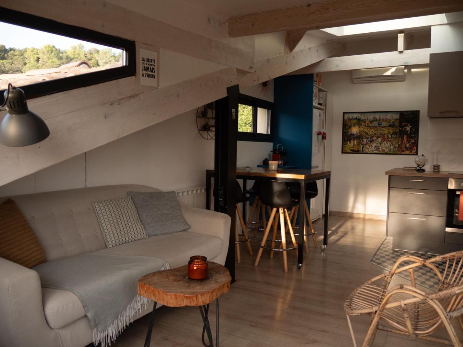 Appartement Sur Les Toits, Tres Jolie Vue Provence 그뢰오레방 외부 사진